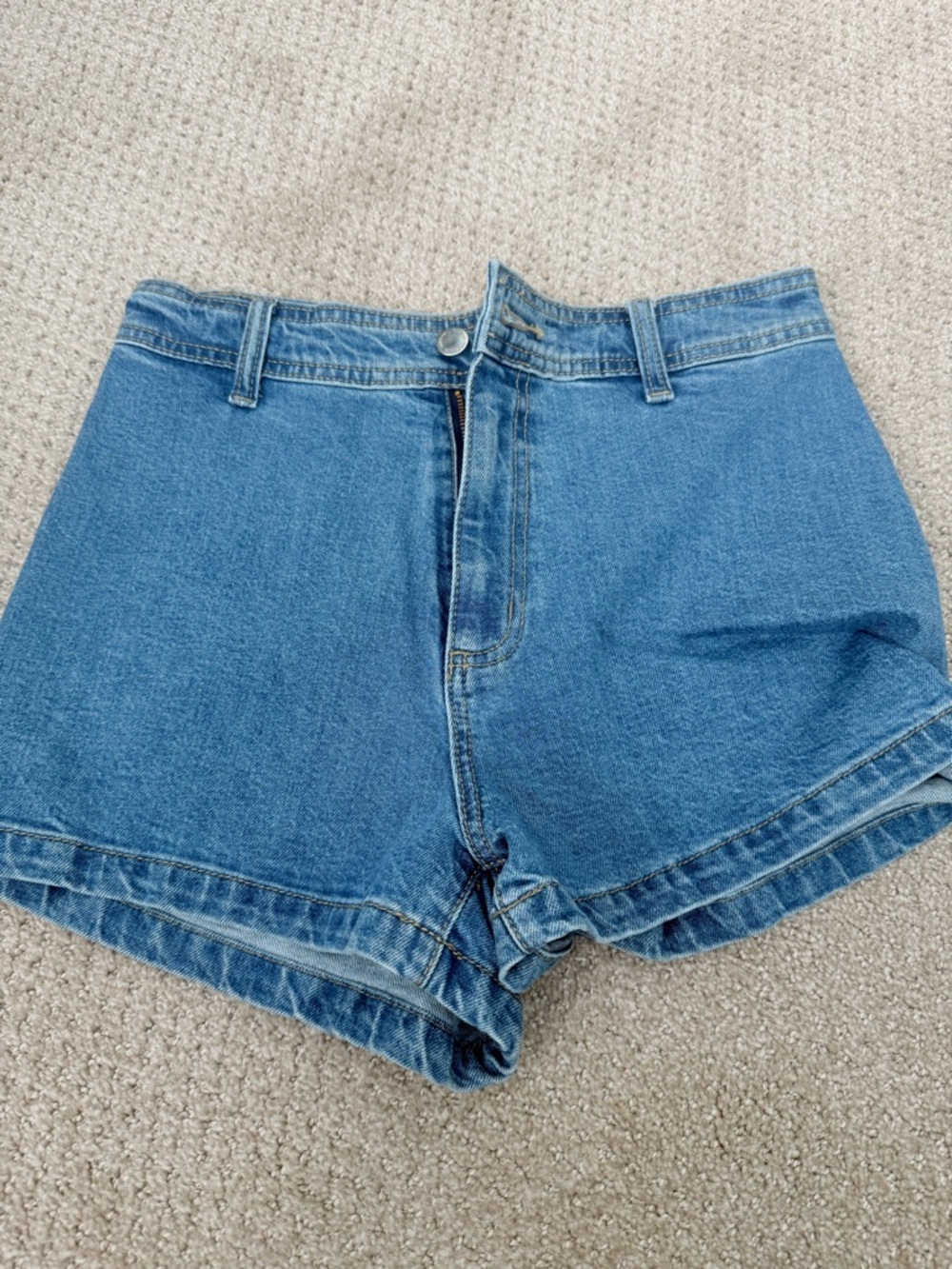 Universal Thread Light Blue High-Rise Denim Shorts